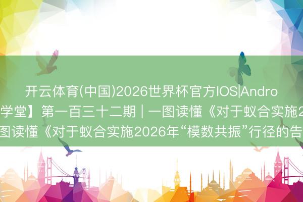 开云体育(中国)2026世界杯官方IOS|Android手机app下载 【企业云学堂】第一百三十二期 | 一图读懂《对于蚁合实施2026年“模数共振”行径的告知》